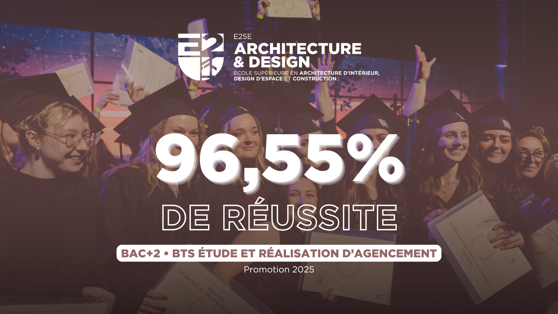 Image mise en avant de l'article 96,55% de réussite bTS ERA