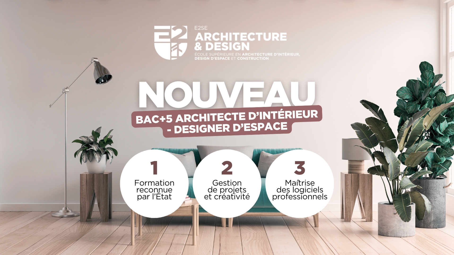 Image mise en avant de l'article NOUVEAU BAC+5 À L&rsquo;E2SE ARCHITECTURE ET DESIGN