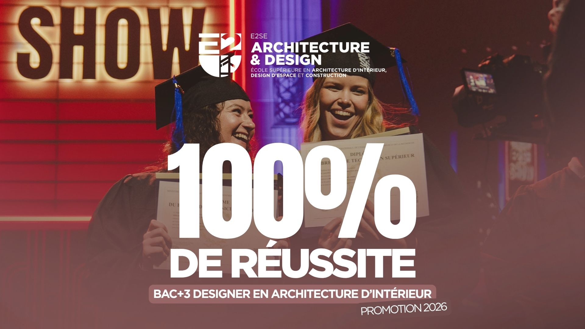 Image mise en avant de l'article 100% de réussite Bachelor Designer en Architecture d&rsquo;Intérieur