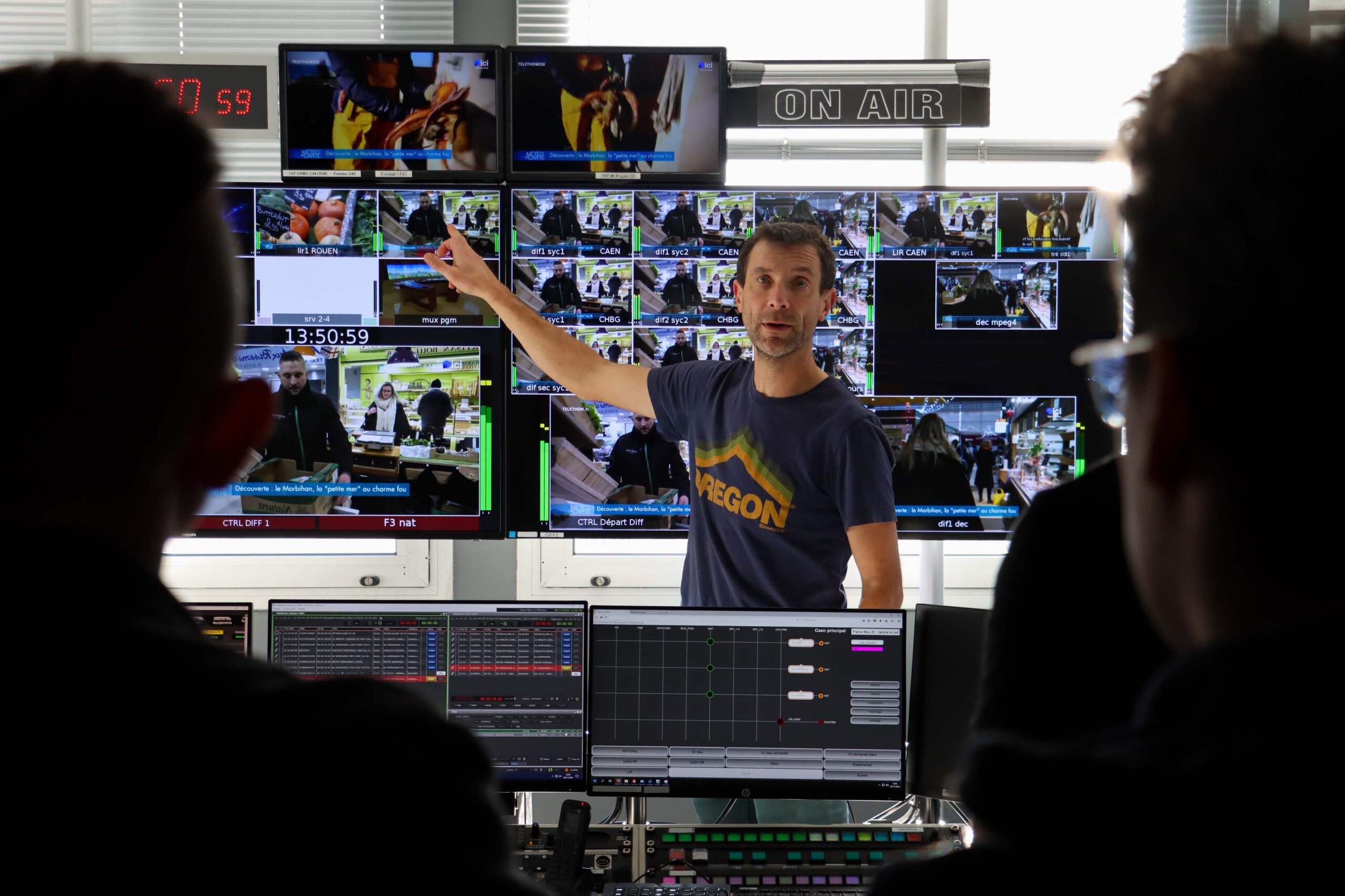 Image mise en avant de l'article visite des studios de France 3 Caen