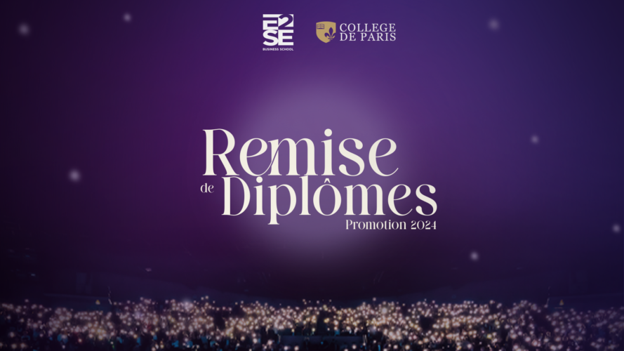 Image mise en avant de l'article remise de diplômes promotion 2024 e2se