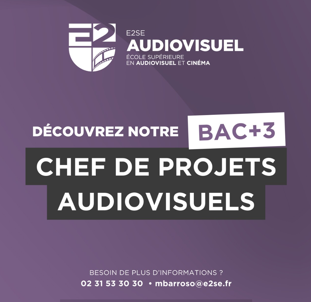 Image mise en avant de l'article Découvrez le BAC+3 Chef de Projets Audioviosuels