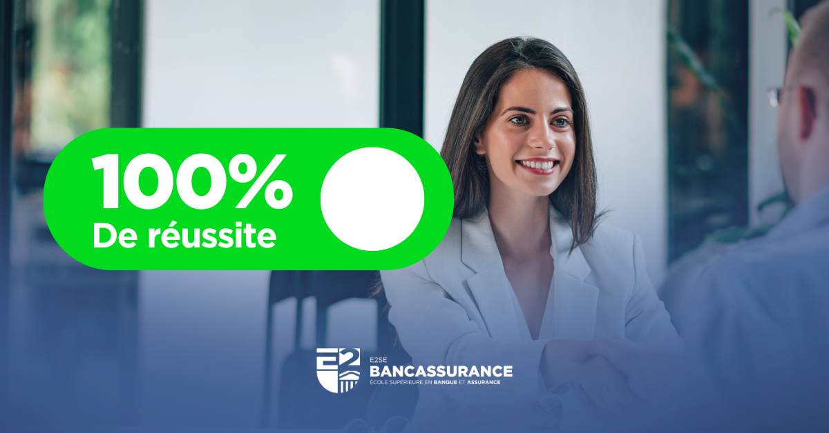 Image mise en avant de l'article 100% de réussite pour les bAC+5 bancassurance