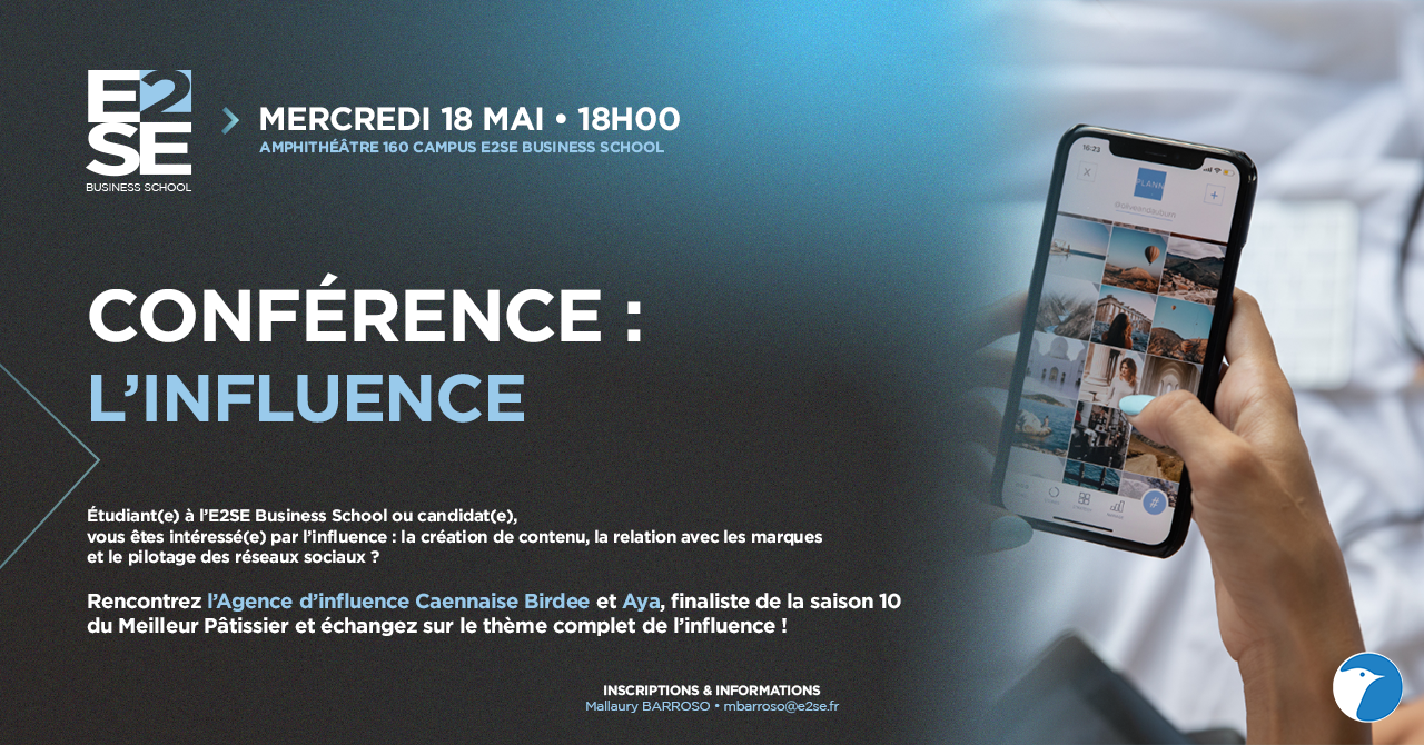 Image mise en avant de l'article CONFÉRENCE | LE MONDE DE L’INFLUENCE X BIRDEE