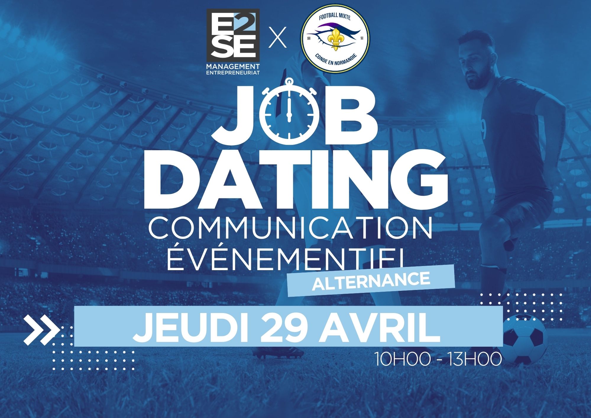 Image mise en avant de l'article JOB DATING | ALTERNANCE EN ÉVÉNEMENTIEL – 29 AVRIL 2021
