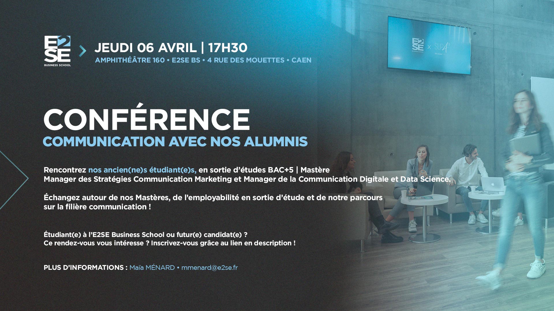 Image mise en avant de l'article CONFÉRENCE ALUMNIS • Communication & DIGITAL IT