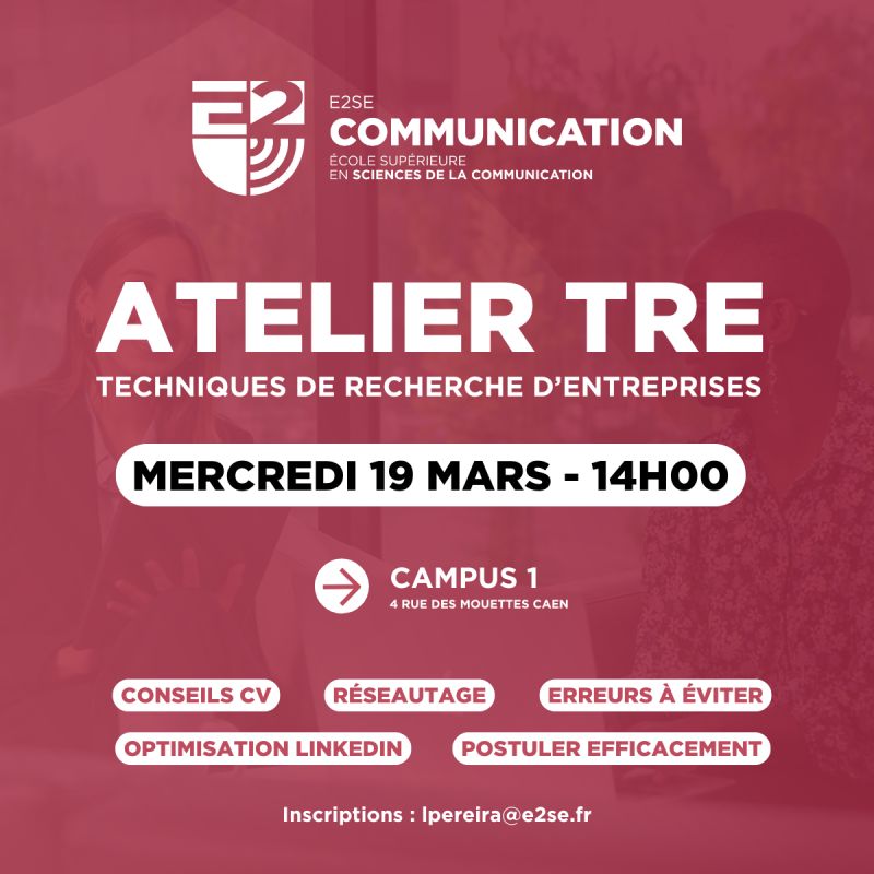 Image mise en avant de l'article Atelier TRE : E2SE Communication