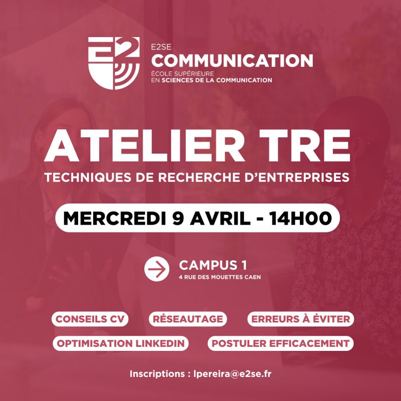 Image mise en avant de l'article Atelier TRE : E2SE Communication