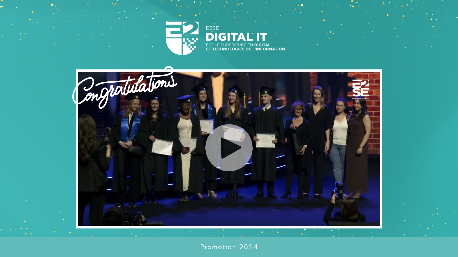 Image mise en avant de l'article REMISE DE DIPLÔMES E2SE Digital IT