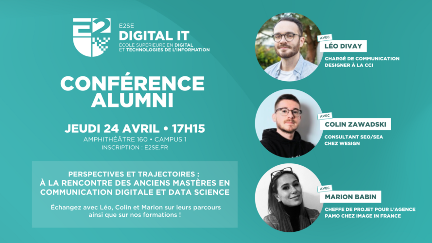 Image mise en avant de l'article Conférence Alumni : E2SE Digital IT