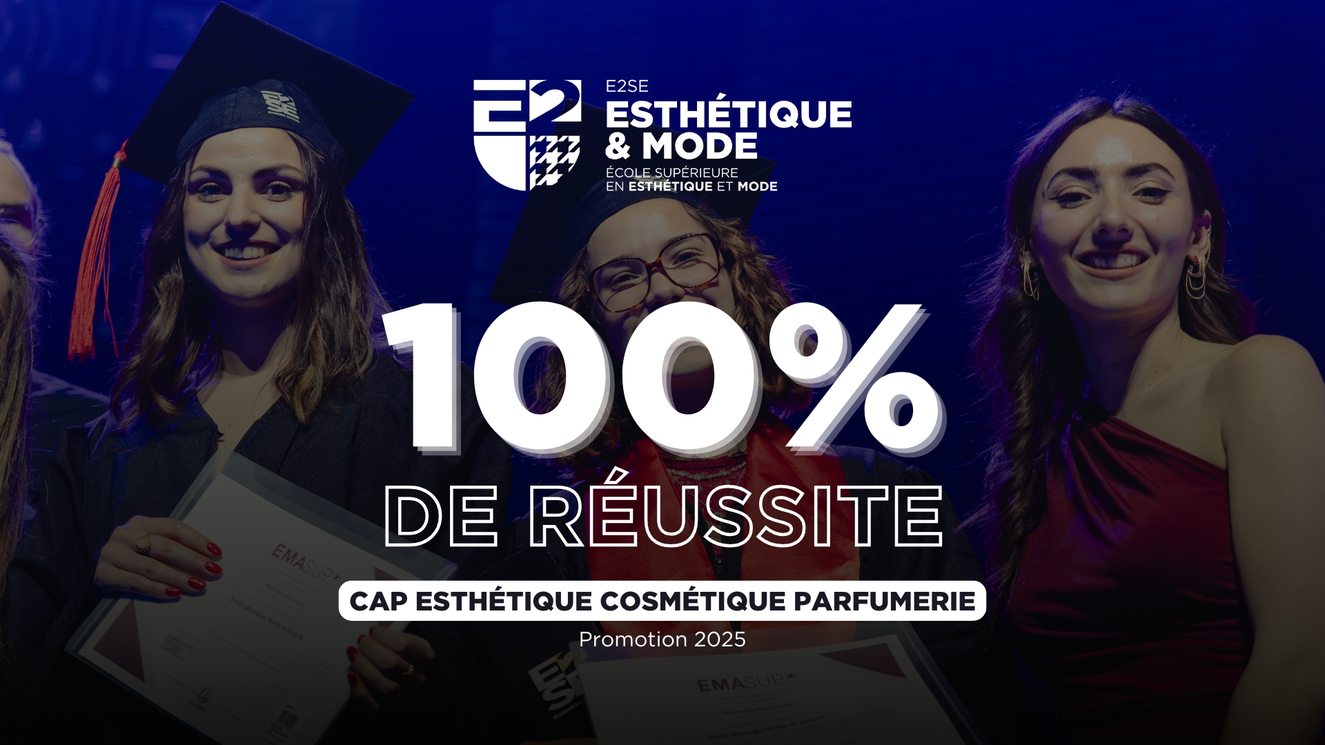 Image mise en avant de l'article 100% de réussite cap esthétique cosmétique parfumerie