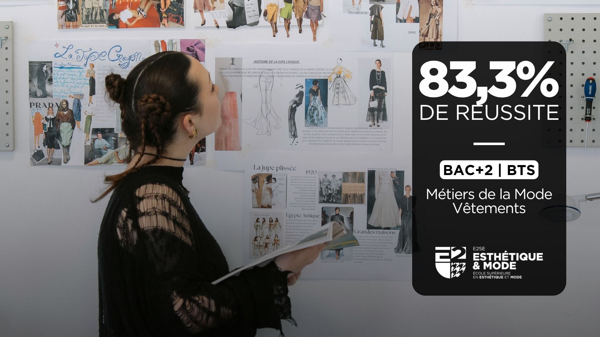 Image mise en avant de l'article 83% de réussite BTS Métiers de la Mode Vêtements