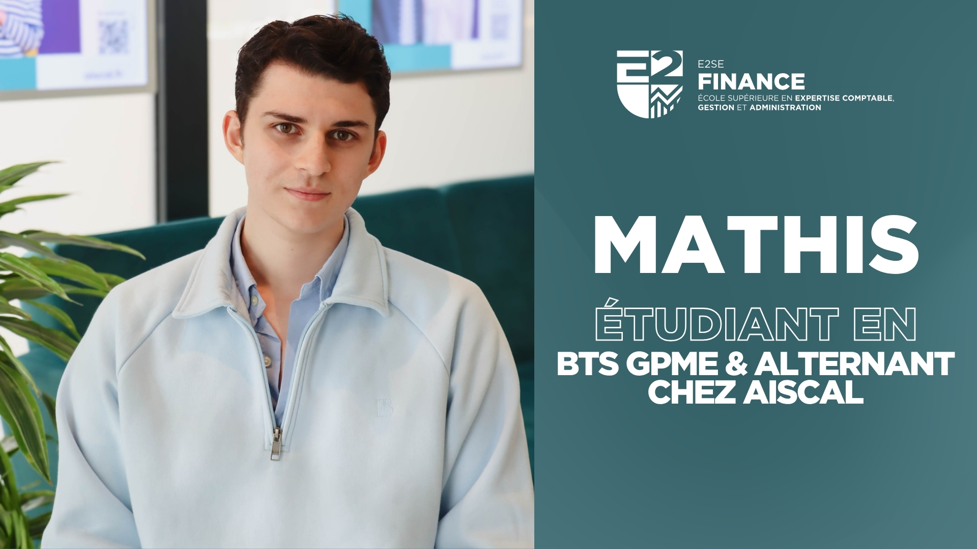 Image mise en avant de l'article À la rencontre de mathis, étudiant en bts gpme