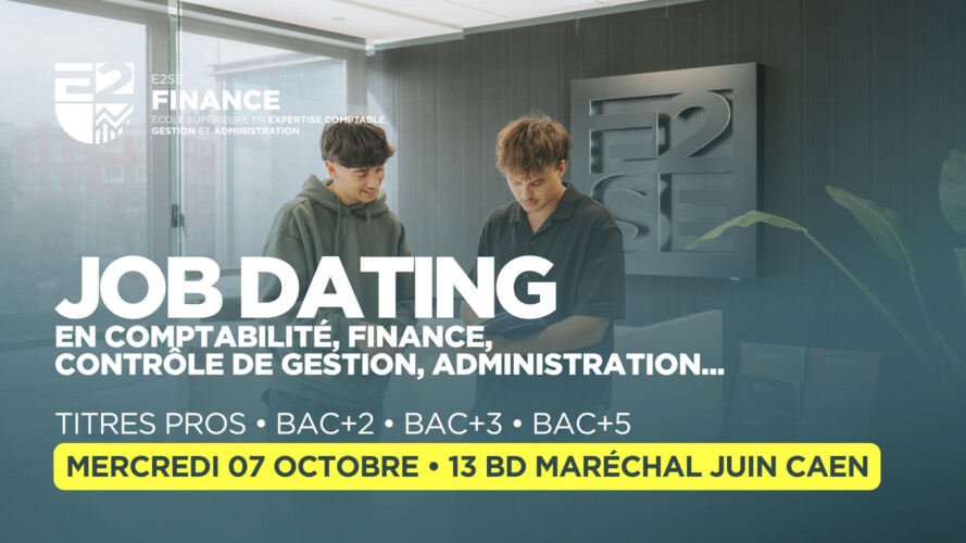 Image mise en avant de l'article Nouveau Job Dating E2SE Finance