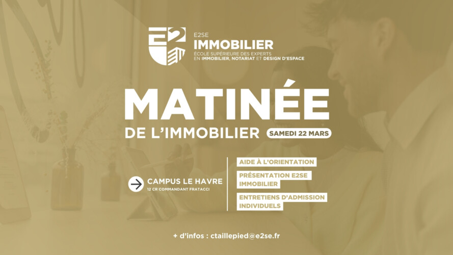 Image mise en avant de l'article MATINÉE DE L&rsquo;E2SE IMMOBILIER LE HAVRE