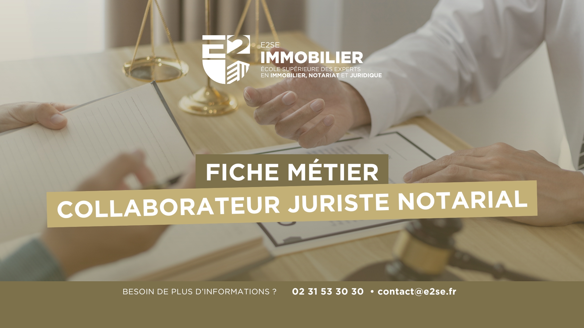 Image mise en avant de l'article FICHE MÉTIER : COLLABORATEUR JURISTE NOTARIAL