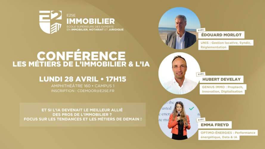 Image mise en avant de l'article CONFÉRENCE LES MÉTIERS DE L&rsquo;IMMOBILIER ET L&rsquo;IA