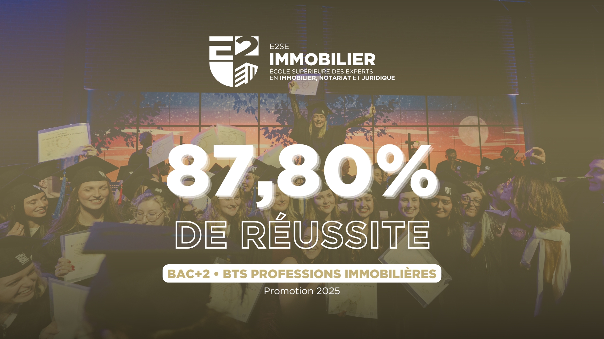 Image mise en avant de l'article 87,8% DE RÉUSSITE BTS PROFESSIONS IMMOBILIÈRES