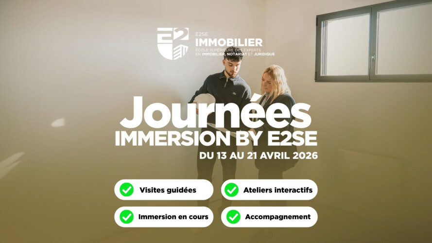 Image mise en avant de l'article JOURNÉES IMMERSION BY E2SE IMMOBILIER