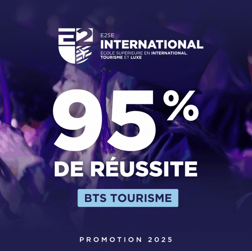 Image mise en avant de l'article 95% de réussite au BTS Tourisme : bravo à nos étudiants !