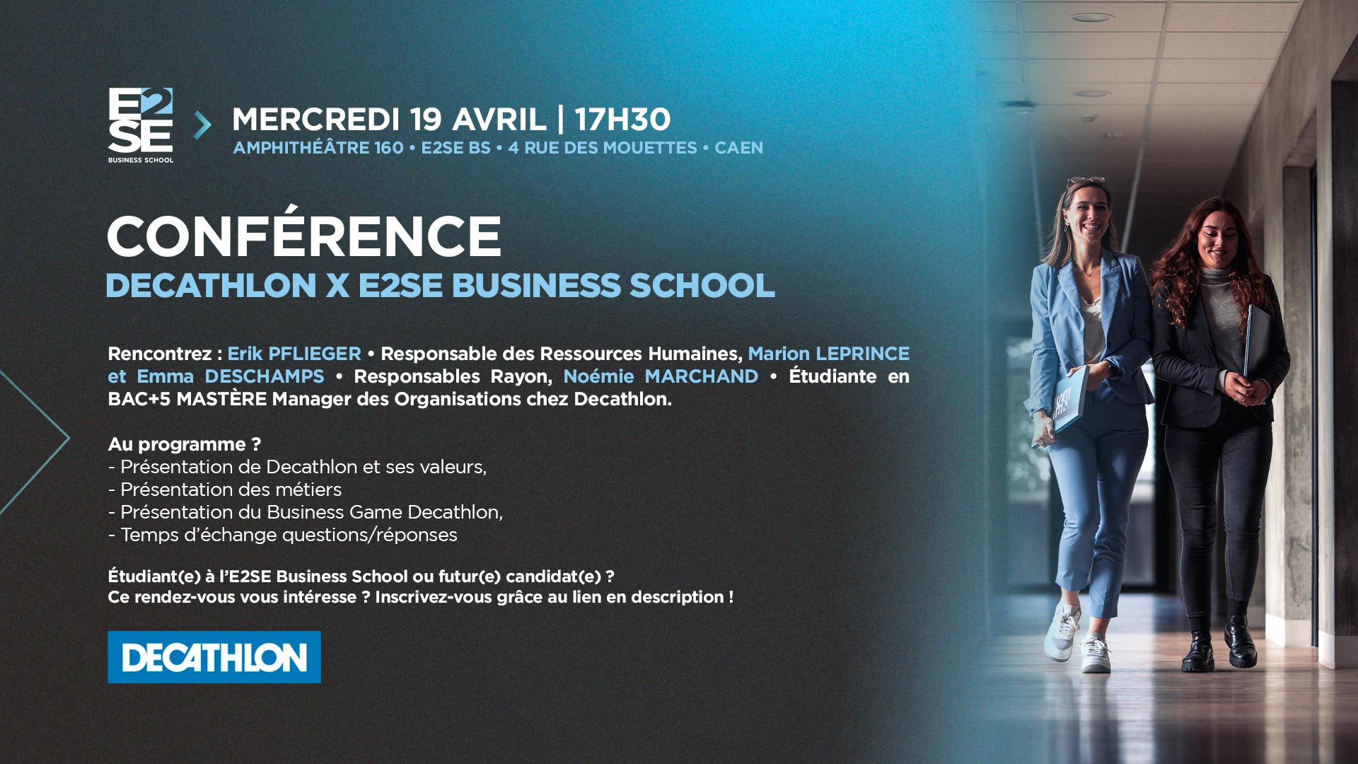Image mise en avant de l'article CONFÉRENCE MÉTIERS X DECATHLON