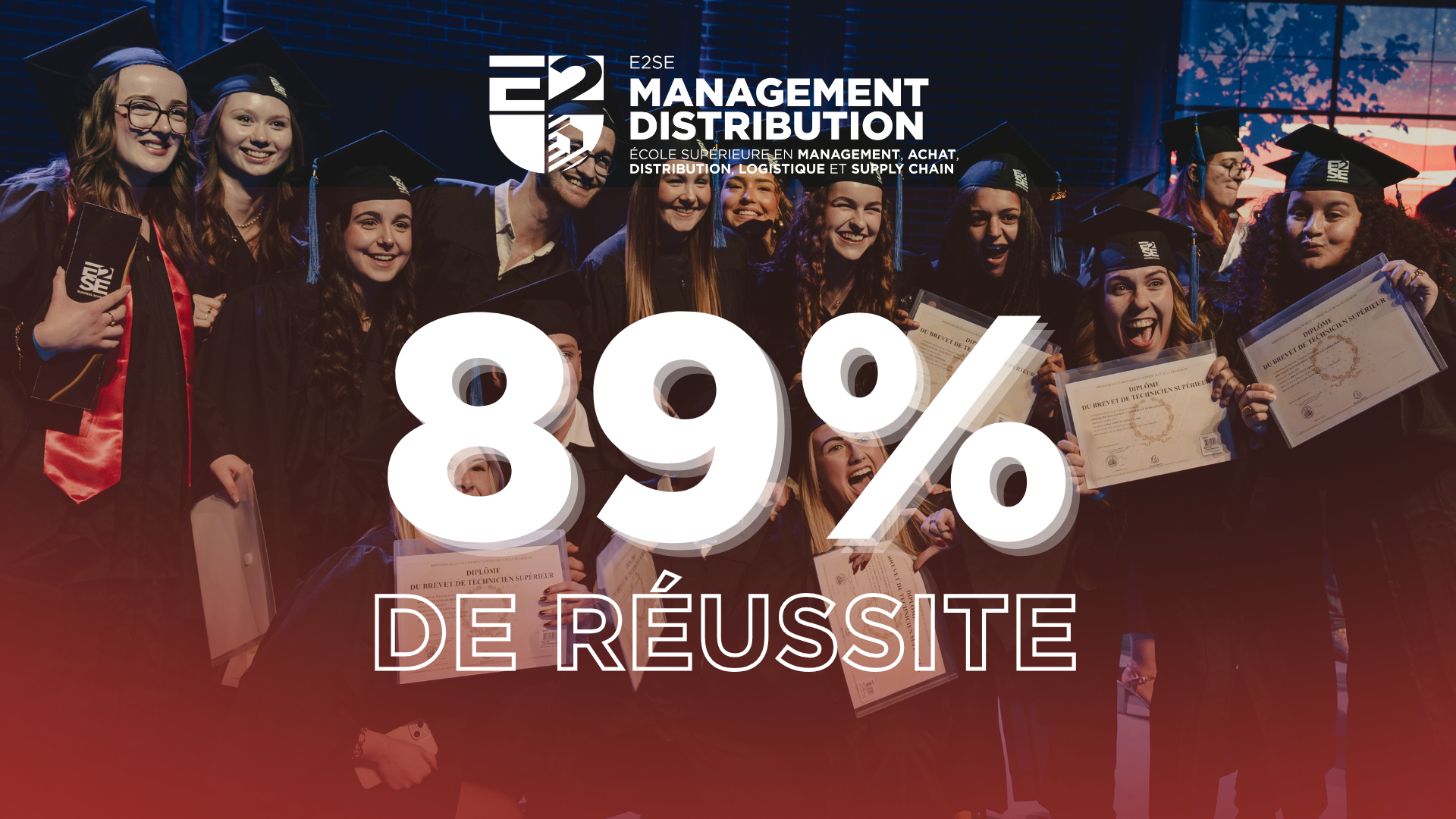 Image mise en avant de l'article 89% de réussite pour nos BTS MCO !
