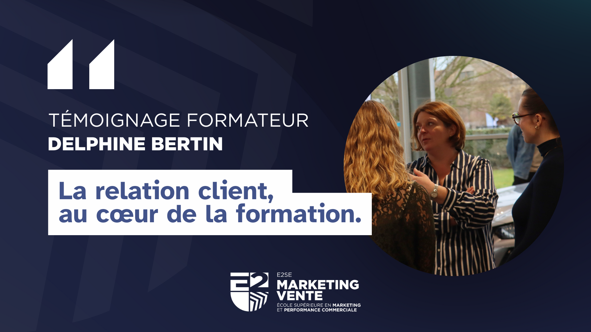 Image mise en avant de l'article découvrez Delphine, formatrice en marketing vente