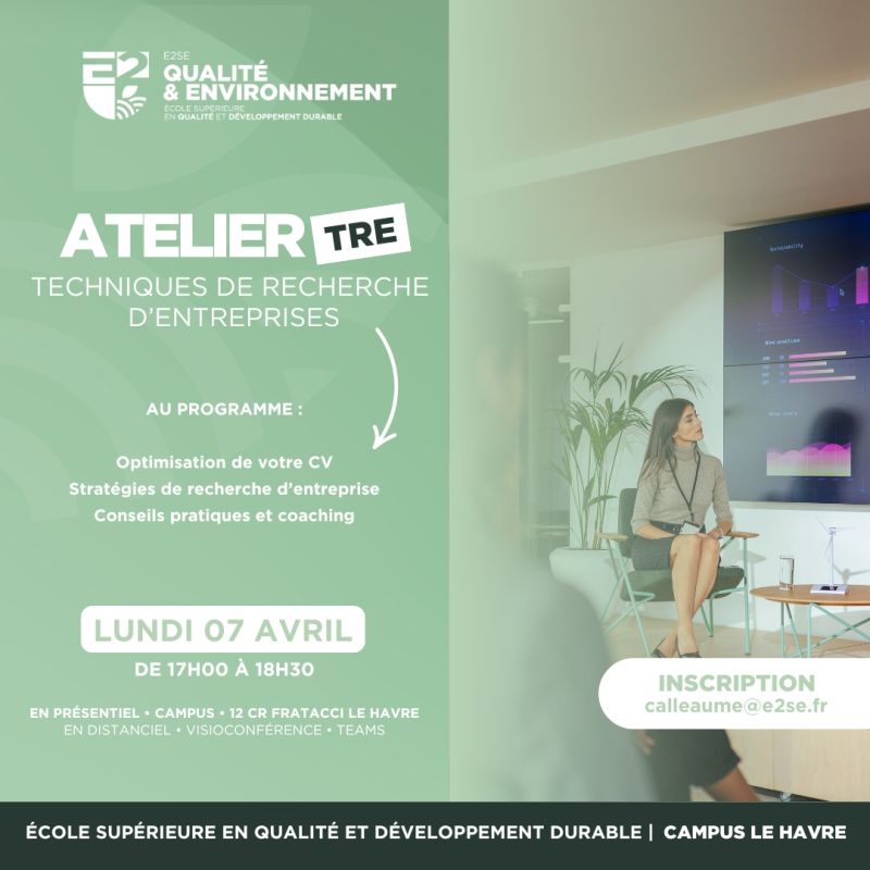 Image mise en avant de l'article Optimisez votre recherche d&rsquo;alternance | spécial E2SE Qualité & Environnement