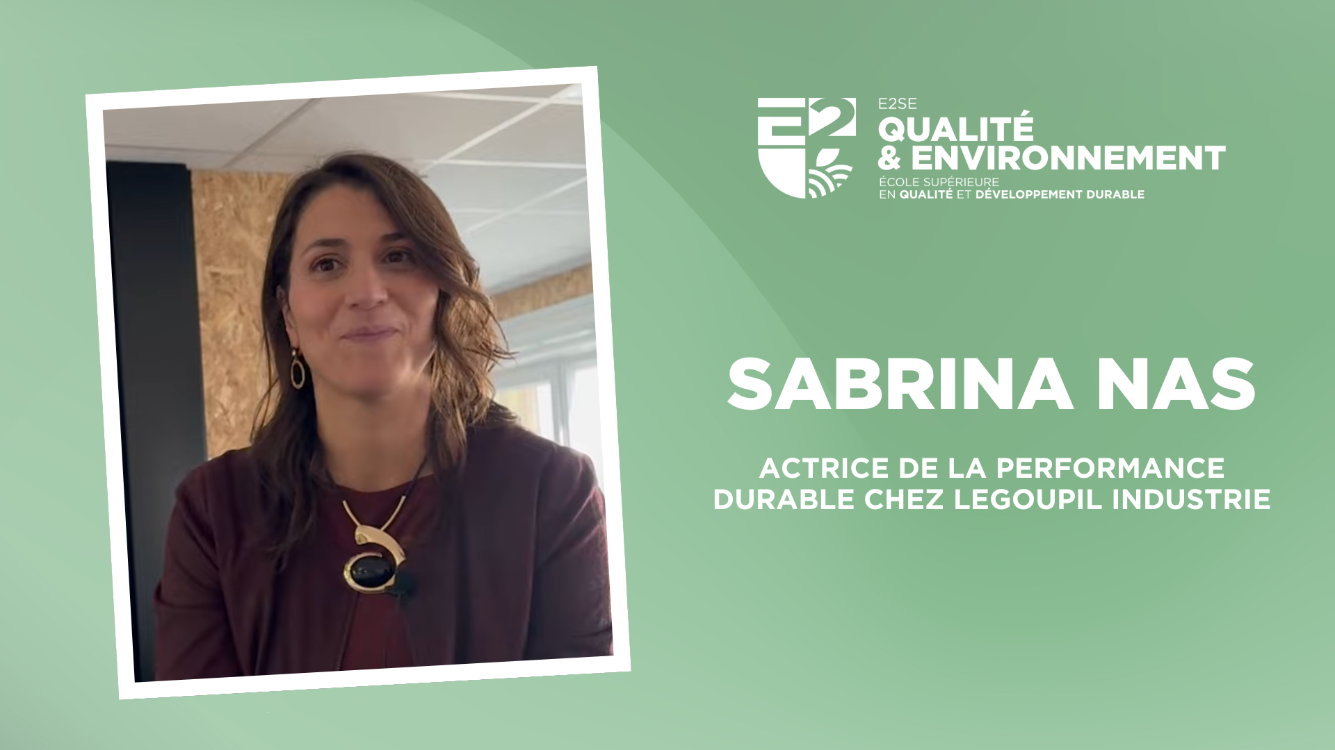 Image mise en avant de l'article Sabrina NAS : actrice de la performance durable chez Legoupil Industrie