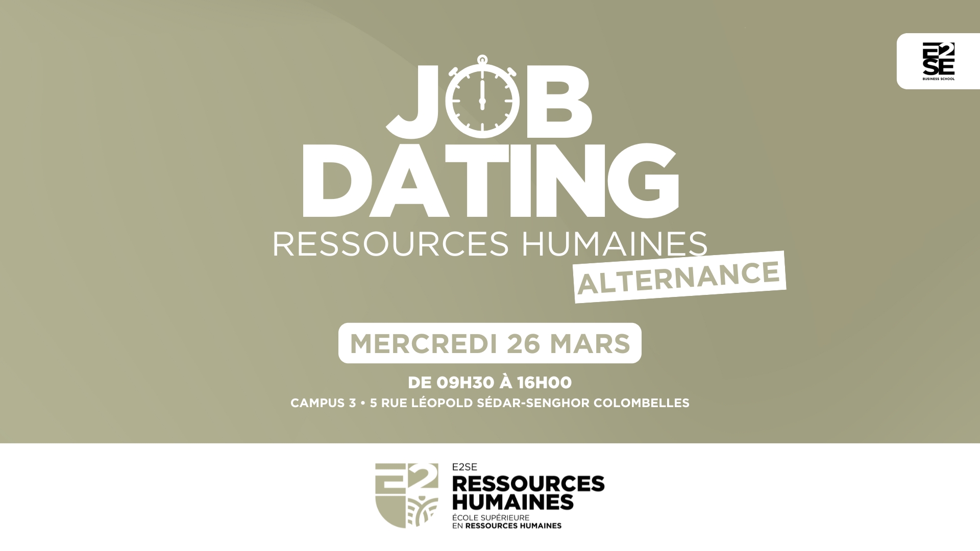 Image mise en avant de l'article JOB DATING E2SE RESSOURCES HUMAINES