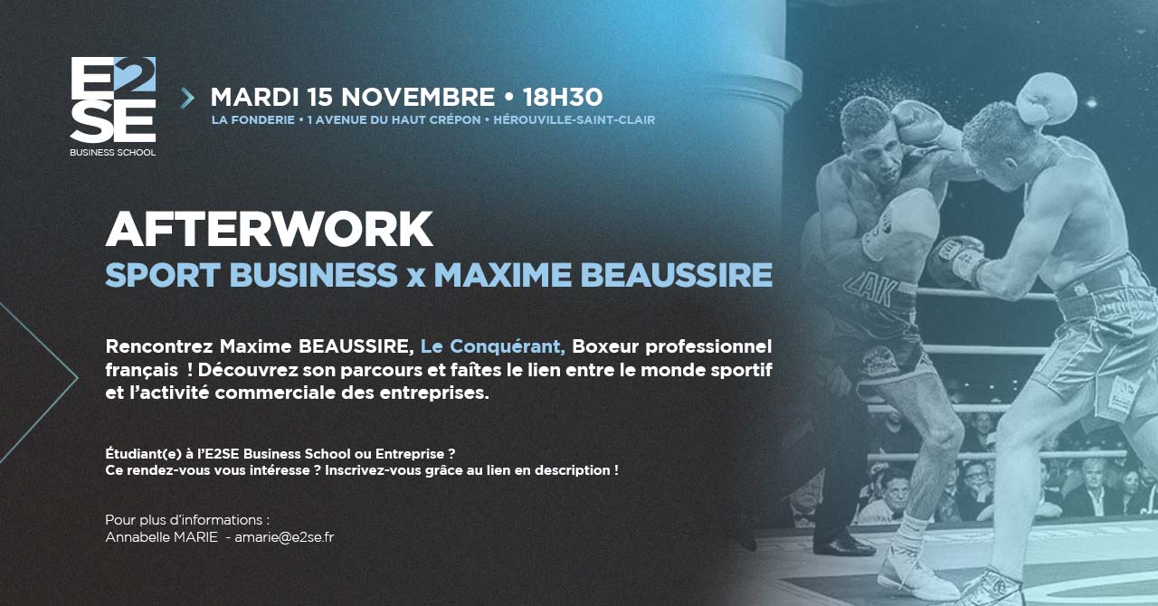 Image mise en avant de l'article AFTERWORK MAXIME BEAUSSIRE