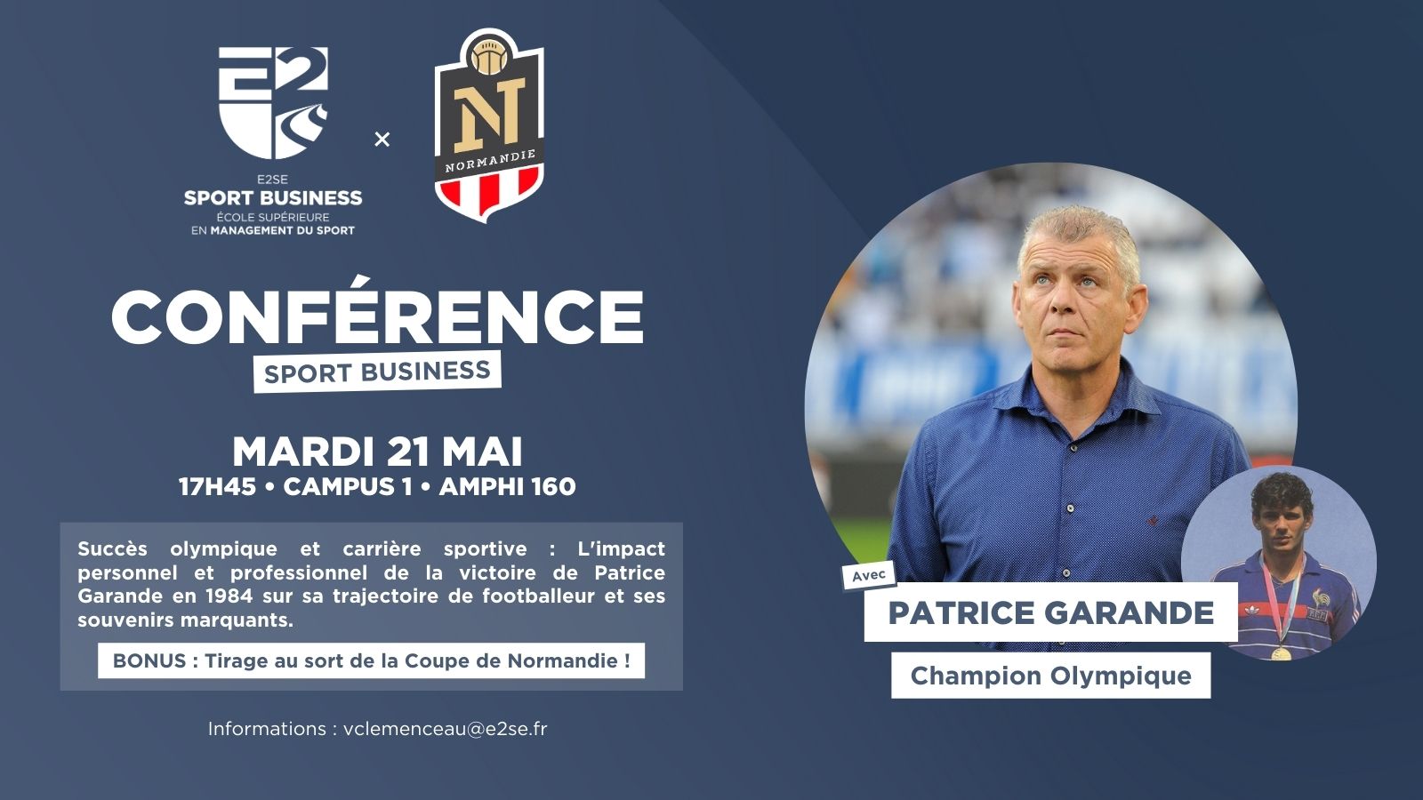 Image mise en avant de l'article [CONFÉRENCE SPORT BUSINESS • PATRICE GARANDE RACONTE SES JEUX ]