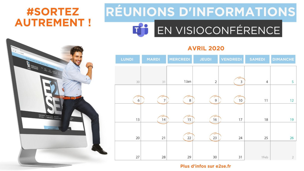 CALENDRIER REUNION D'INFORMATION - FORMATIONS