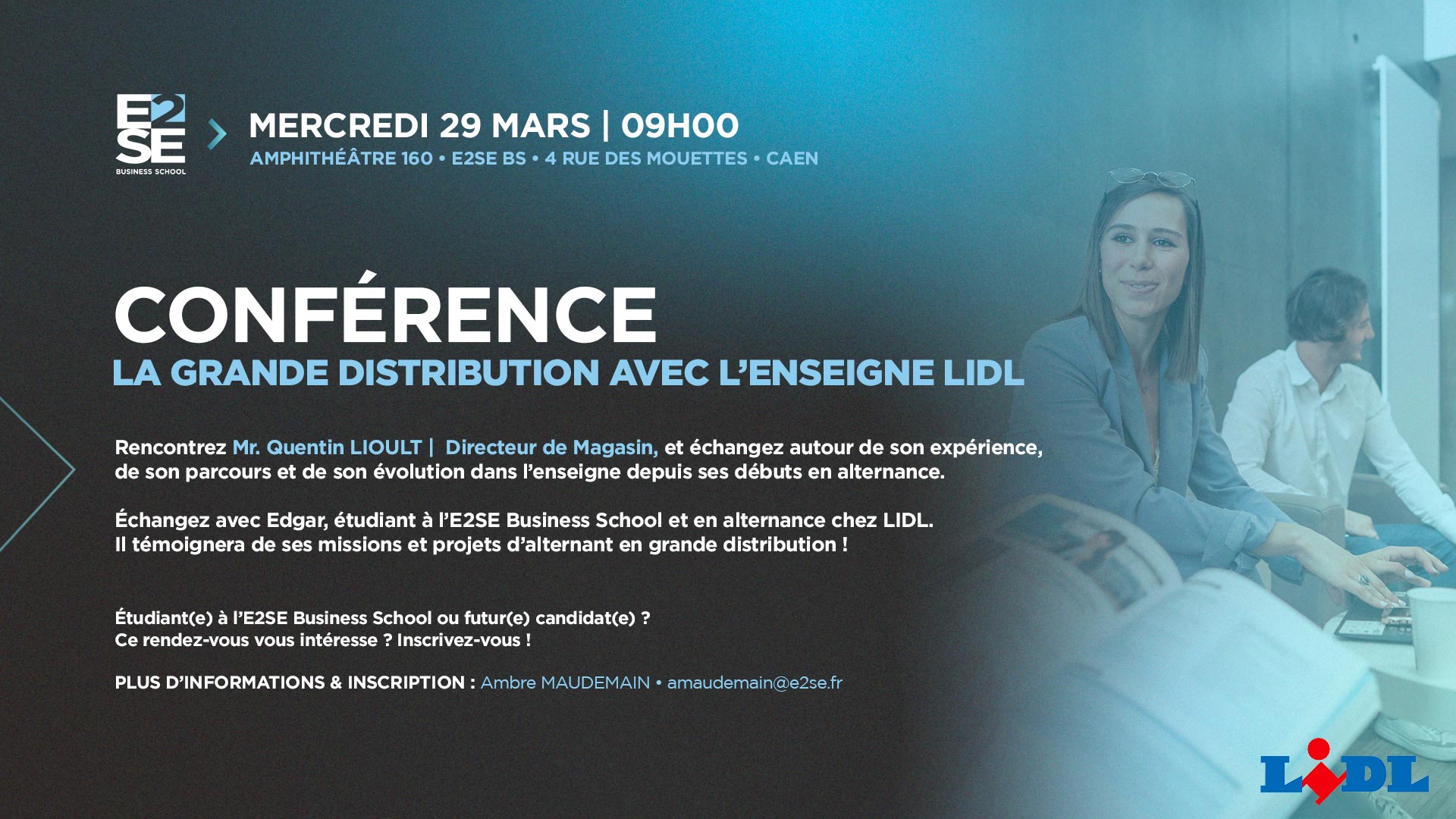 Conference Distribution Conférence LIDL Grande Distribution | E2SE Business School